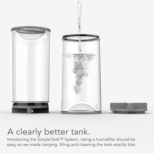 Miniatura 3 de Vornado UH200 humidificador ultrasónico con humidificación de habitación completa asistida por ventilador, control automático de humedad, control