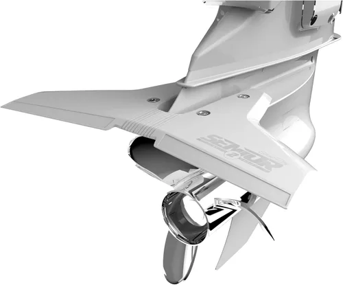 Miniatura 4 de Clásico Senior 2 Hydrofoils para 40-300 hp (Negro) - Aletas estabilizadoras para motores fuera de borda/outdrive - Fabricado en EE. UU