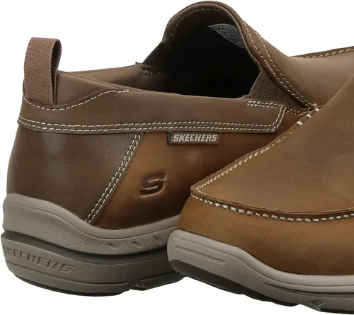 Miniatura 8 de Skechers Ajuste relajado para hombre mocasines Harper - Forde Negro