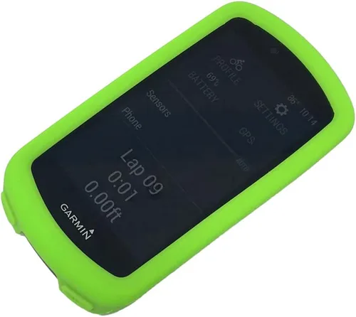 Funda compatible con Garmin Edge 1030 / Garmin Edge 1030 Plus, funda protectora de silicona para navegación GPS Garmin Edge 1030/1030 Plus (verde)