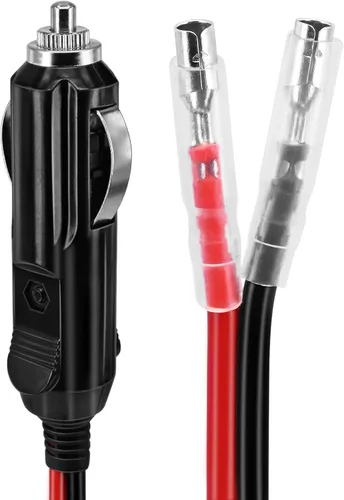 Miniatura 3 de Yeebline Paquete de 3 encendedor de cigarrillos de automóvil de repuesto de 12 V y 11.8 pulgadas, enchufe macho a bala hembra con plomo, accesorios