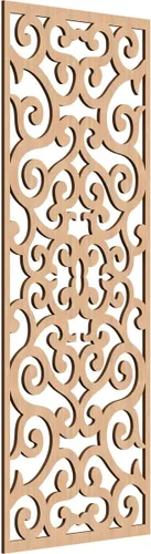 Miniatura 21 de Eveline - Paneles decorativos de pared de madera con calado, 13 3/8 pulgadas de ancho x 34 3/8 pulgadas de alto x 3/8 de alto, roble rojo rojo
