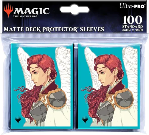Miniatura 2 de Ultra PRO - Fundas para tarjetas MTG Commander Masters de tamaño estándar de 100 unidades - Gisela, Blade of Goldnight Artwork, acabado mate