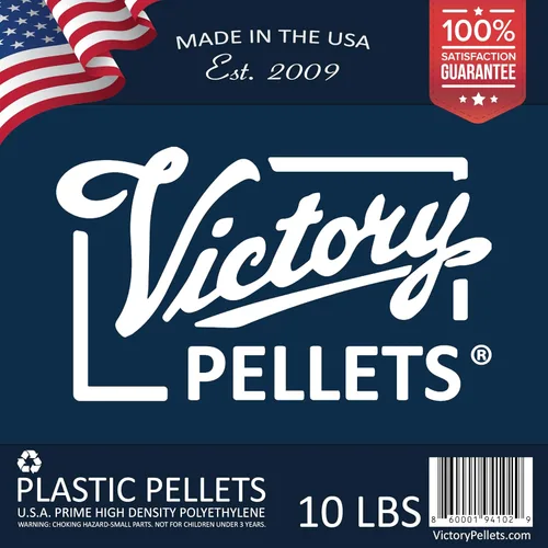 Miniatura 5 de Victory Pellets 10 libras – Bolitas de plástico fabricadas en Estados Unidos para mantas con peso, costura y relleno de textiles, vertido suave