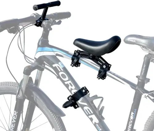 Asientos de bicicleta montados en la parte delantera para niños Manillares de los niños Juego de pedales de bicicleta de montaña Asiento para niños