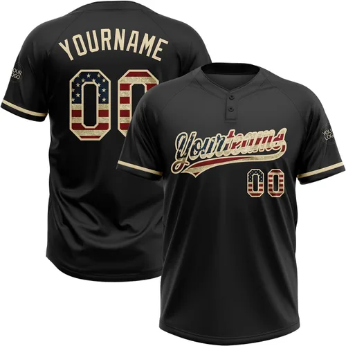 Miniatura 45 de Camisetas de béisbol personalizadas con dos botones, camisetas de sóftbol personalizadas con logotipo de nombre cosido para hombres, mujeres