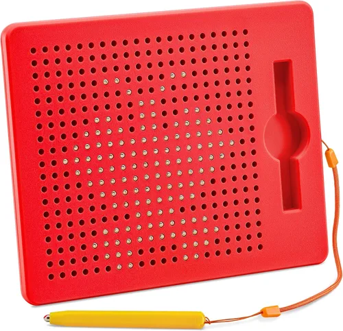 Miniatura 8 de AYNAT FUN - Tablero de dibujo magnético para niños, juguetes para hacer garabatos y bocetos, incluye lápiz digital magnético y cuentas para niñas