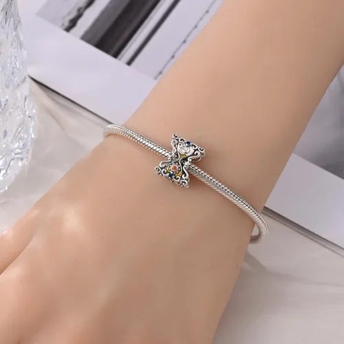 Miniatura 198 de KUNSIR Los abalorios se adaptan a pulseras Pandora para mujer, plata de ley 925, cuentas colgantes de joyería para niñas, dijes de feliz cumpleaños