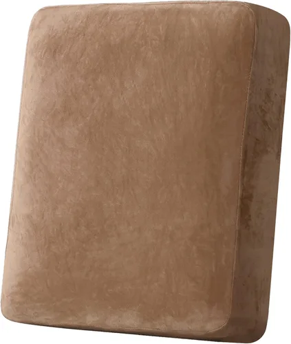 Miniatura 15 de H.VERSAILTEX Funda de cojín elástica de terciopelo para sofá, funda de cojín de felpa para cojines de silla, protector de muebles, cojín de asiento