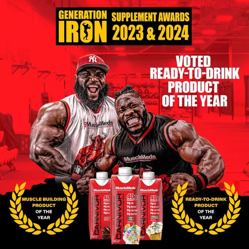 Miniatura 6 de MuscleMeds Carnivor RTD Sampler Pack de proteínas listas para beber, sin lactosa, sin azúcar, proteína aislada de res, construcción muscular