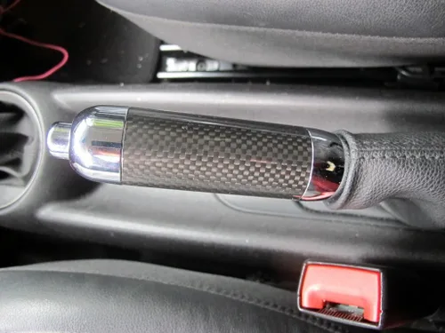Miniatura 3 de ATEX Cubierta de freno de mano de fibra de carbono para Cooper MK2 R55/R56 2007 2008 2009 2010 2011 2012 2013