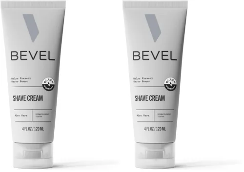 Miniatura 6 de Bevel Crema de afeitar para hombres, crema de afeitar hidratante con aloe vera y vitamina E para calmar la piel y prevenir golpes de afeitar, 4