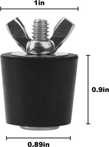 Miniatura 2 de Tapones de retorno para piscina, tapón de desnatador de piscina, tapones de congelación de piscina de 1 pulgada, tapones de goma para el invierno