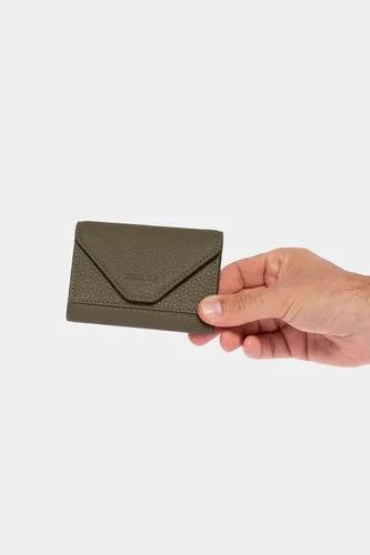 Miniatura 54 de grande Estuches para tarjetas 3639, Naranja, Tarjetero de cuero con cierre magnético, cartera pequeña de acordeón para mujer
