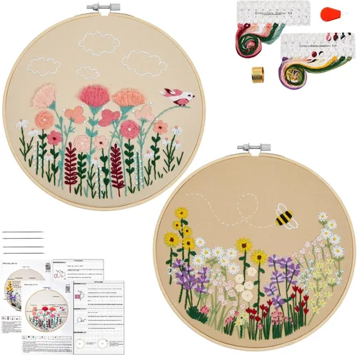 Miniatura 10 de Armindou Kits de bordado (2 piezas 6.3 in) 2083+2088