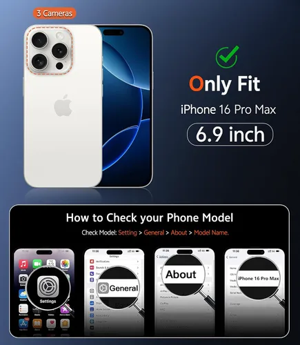 Miniatura 138 de FNTCASE Funda para iPhone 13 Pro-Max: Fundas magnéticas transparentes compatibles con Magsafe Slim anti amarillamiento protección contra caídas