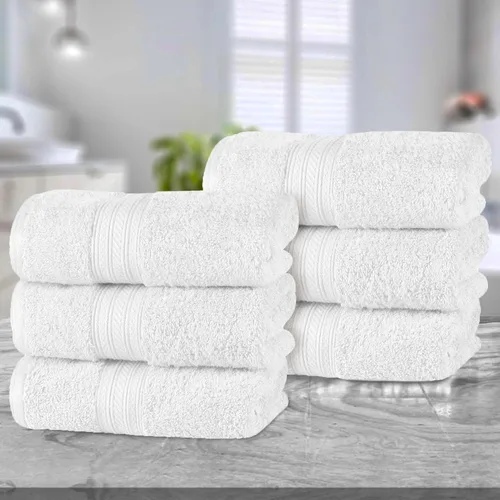 Miniatura 52 de Superior Juego de 2 toallas de baño de fibra larga 100% algodón peinado de 27.64 oz/m², para baño, ducha, cocina, súper suave, afelpado, altamente