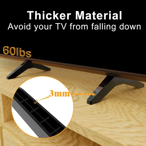 Miniatura 6 de Patas de repuesto para TV LG, patas de soporte de TV para 40 43 pulgadas LG TV patas 40UJ6300 43UJ6300 43UJ630V 43UN6950ZUA 43UM6900 43UK6300