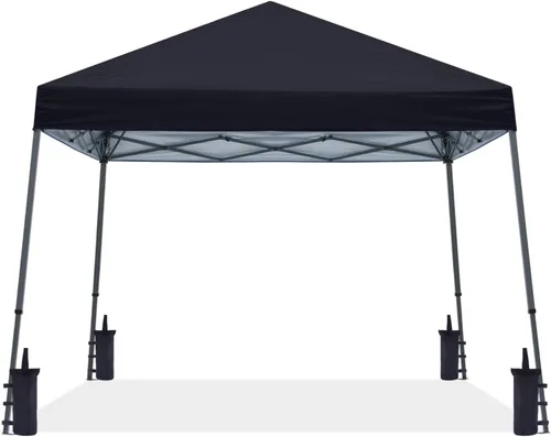 Miniatura 19 de ABCCANOPY - Toldo autodesplegable y estable para exteriores, base de 10 x 10 pies, parte superior de 8 x 8 pies, color azul cielo