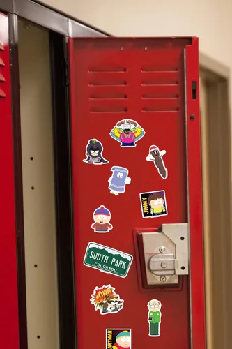 Miniatura 6 de South Park - Paquete de calcomanías con licencia oficial, calcomanías de vinilo troqueladas grandes de lujo, paquete variado para laptop, botella