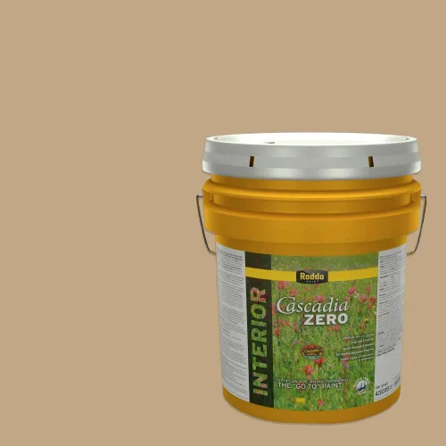 Miniatura 173 de Rodda Paint CASCADIA ZERO - Pintura plana e imprimación para interiores en uno, cuarto de galón, piel bronceada