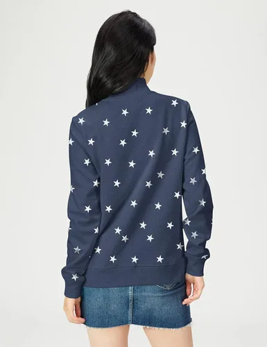 Miniatura 2 de Tienda Essentials - Sudadera ligera de manga larga de rizo francés con zíper para mujer