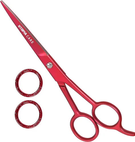 Miniatura 11 de Tijeras de corte de pelo profesionales (6.5-pulgadas), acero inoxidable templado hielo reforzada con cromo para resistir el óxido, por Utopia Care
