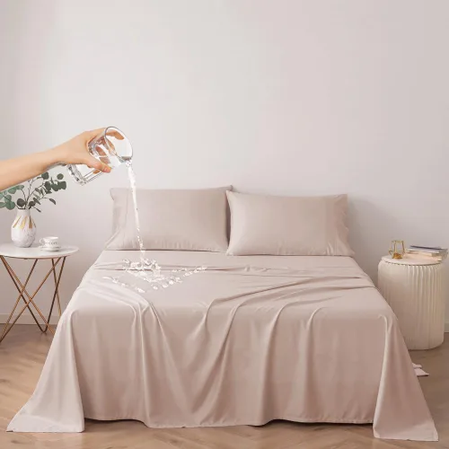 Miniatura 16 de Funda de cama impermeable para perros y gatos, resistente al pelo de las mascotas, funda protectora para cama con tela fina 100% impermeable