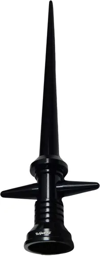 Miniatura 4 de Antena láser de hoja de sable láser negro grande de 5.4 pulgadas en aluminio mecanizado CNC para Ford F150 F-150 F250 F350 F450 F550 F650 1997-2021