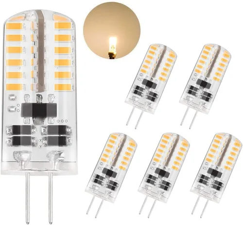 Miniatura 12 de DiCUNO G4 base de bombilla de LED de corriente alterna/corriente directa de 12 voltios, equivalente a 20 watts ~ 25 watts. T3 Repuesto para bombilla