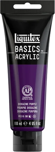 Miniatura 23 de Liquitex BASICS Pintura Acrílica, Botella de 400ml (13.5 oz), Blanco Titanio Titanio Blanco