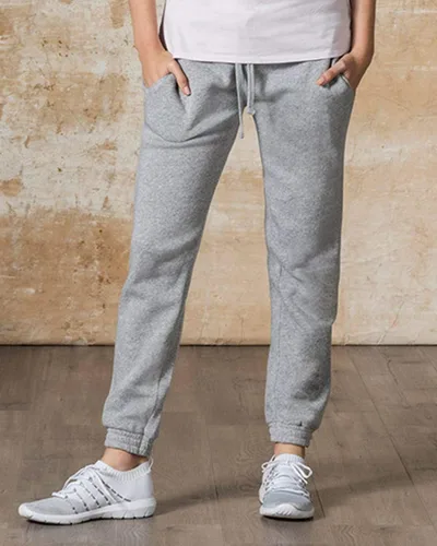 Miniatura 2 de MV Sport Jamie Angel - Pantalones deportivos de forro polar para mujer, Stonewash, S