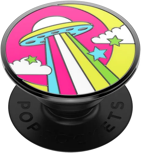PopSockets - Agarre para teléfono con soporte expandible, agarre adhesivo, esmalte solar PopGrip - Salsa Esmalte en salsa