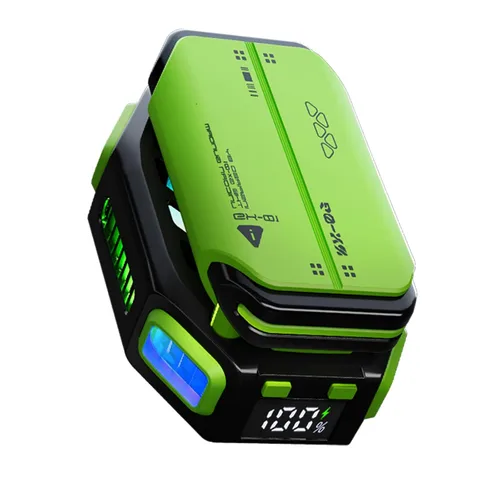 Enfriador magnético para teléfono con batería recargable, ventilador de refrigeración LED con refrigeración de semiconductores, enfriador de