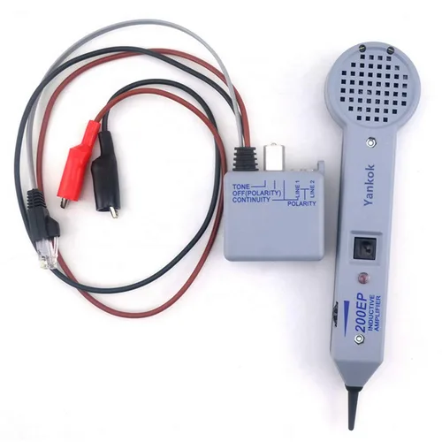 Miniatura 2 de Yankok [Sonda de tono 200EP con kit generador de 77HP] Amplificador inductivo Cable trazador para localizar conductores individuales y cables
