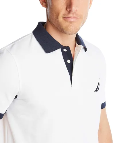 Miniatura 5 de Nautica - Camiseta estilo polo para hombre, de manga corta, ajuste clásico
