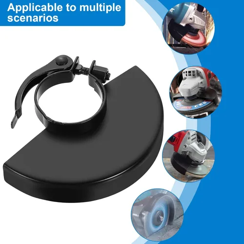 Miniatura 5 de Protector de amoladora angular de 5 pulgadas y 4.921 in para amoladora Dewalt 4 1/2 397661-01 de metal ajustable cubierta protectora de repuesto