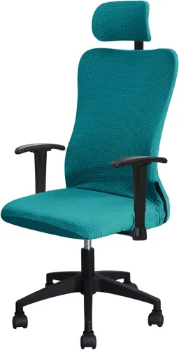 Miniatura 36 de Forcheer - Fundas elásticas para reposabrazos de silla de oficina, resistentes al agua, de Spandex y Jacquard, para sillas de oficina y computadora