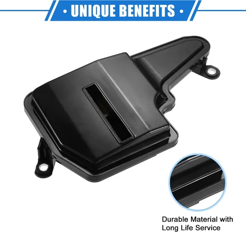 Miniatura 4 de Kit de filtro de transmisión automática compatible con Mazda 3 2012-2024 para Mazda 6 2014-2021, filtro de transmisión de motor negro de plástico