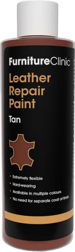 Miniatura 23 de Furniture Clinic Pintura y tinte para reparación de cuero, colorante autosellante para una reparación rápida y fácil del cuero, adecuado para sofás