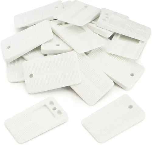 Miniatura 8 de Qualihome Cuñas de plástico de nailon para nivelar – Cuñas de plástico transparente para muebles del hogar, inodoro, cama, cuñas de mesa