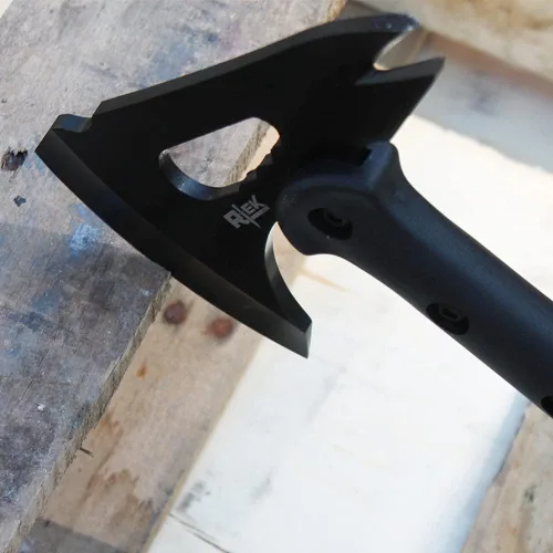 Miniatura 3 de Rtek Hacha táctica Tomahawk con punta de garra de 16.75 pulgadas, herramienta de hacha de supervivencia ligera con funda
