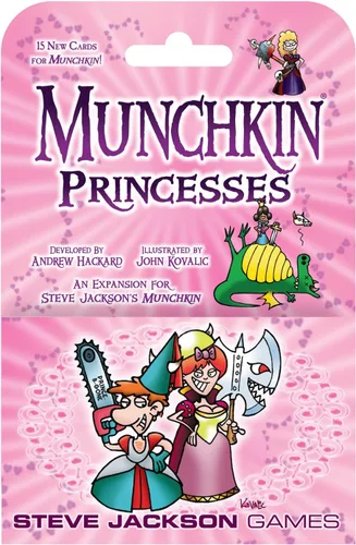 Miniatura 2 de Juego de cartas de princesas Munchkin (mini-expansión) 15 cartas Juego para adultos, niños y familia Juego de rol de aventura de fantasía A