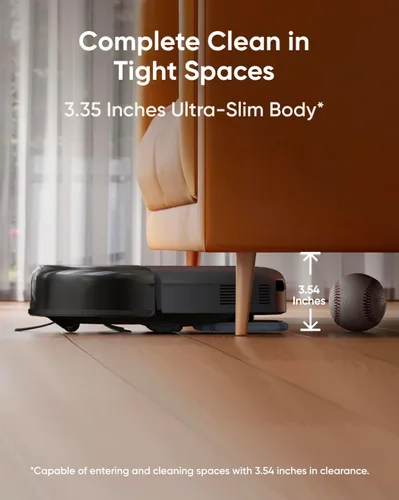 Miniatura 3 de eufy (Como Nuevo) Robot Aspirador Omni C20, Combo de Robot Aspirador y Mopa, Autovaciado, Lavado y Secado Automático de Mopa para Limpieza Sin