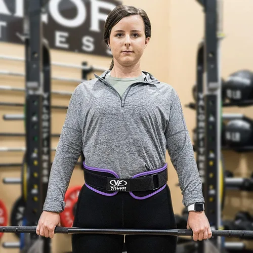 Miniatura 3 de Valor Fitness PWB - Cinturón de levantamiento de pesas para mujer, soporte de espalda y protección contra lesiones para entrenamiento cruzado