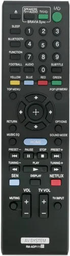 Miniatura 2 de RM-ADP111 Reemplazar el control remoto RMADP111 para Sony Blu-ray Disc DVD Home Theatre System BDV-E2100 BDV-E3100 BDV-E6100 BDV-E4100 BDVE2100