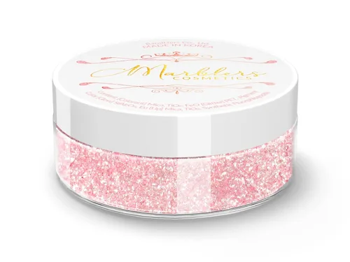 Miniatura 180 de MARBLERS Brillantina de forma gruesa de grado cosmético [estrella] 0.11 onzas (0.11 oz) Escamas No tóxica Vegana Libre de crueldad animal