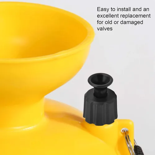 Miniatura 3 de Válvula de liberación de seguridad, válvula de alivio de aire ecológica para 3L/5L/8L pulverizador de mochila para césped para agricultura para Negro