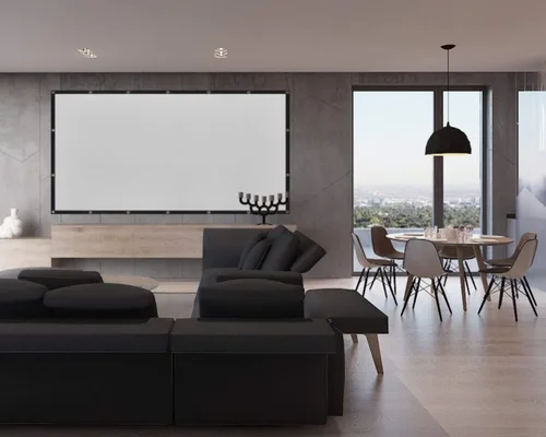 Miniatura 7 de Mdbebbron Pantalla de Proyección de 150 pulgadas 16:9 Plegable Anti-Arrugas Portátil Pantalla de Proyector de Películas para Oficina Teatro en Casa