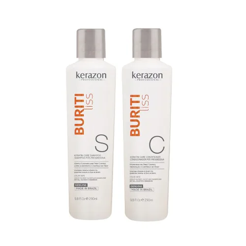 Miniatura 5 de Kerazon Brazilian Hair BTX Tratamiento para todo tipo de cabello + kit de champú y acondicionador sin sulfato y sin sodio